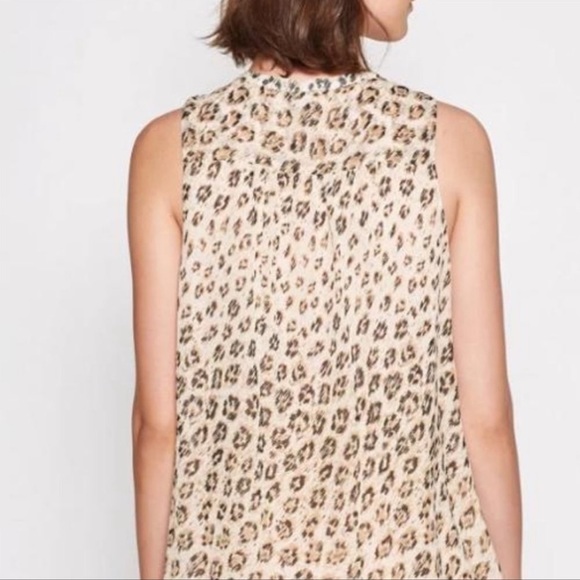 Joie animal print blouse silk - Picture 2 of 9
